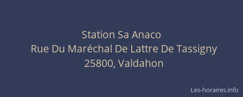 Station Sa Anaco
