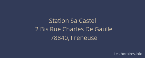 Station Sa Castel