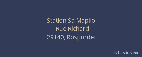 Station Sa Mapilo