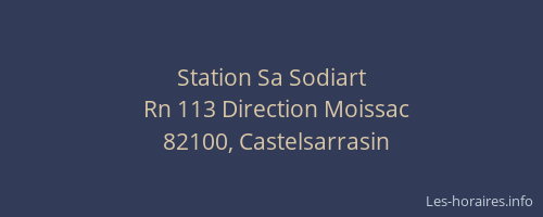 Station Sa Sodiart