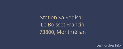 Station Sa Sodisal