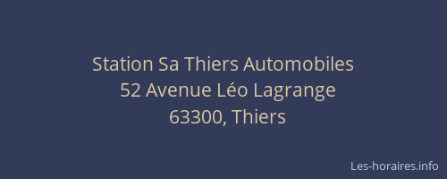 Station Sa Thiers Automobiles