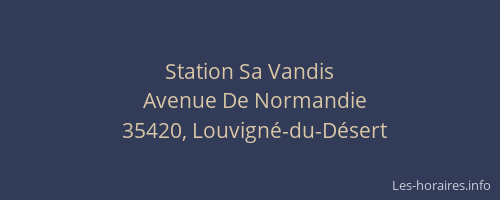 Station Sa Vandis