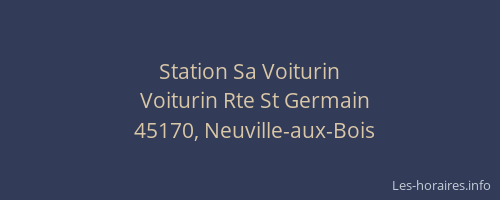 Station Sa Voiturin