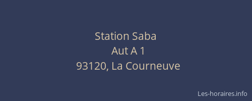 Station Saba