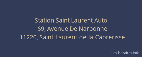 Station Saint Laurent Auto
