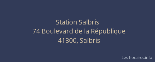 Station Salbris