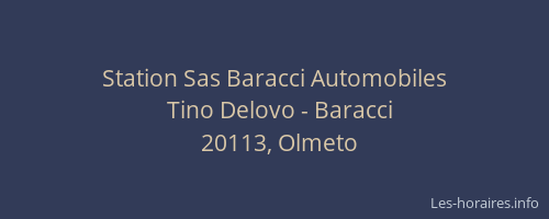 Station Sas Baracci Automobiles
