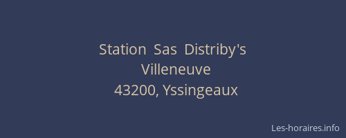 Station  Sas  Distriby's