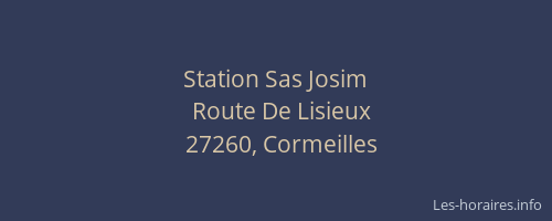 Station Sas Josim