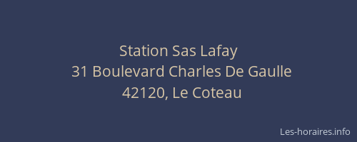 Station Sas Lafay