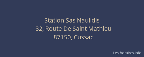Station Sas Naulidis