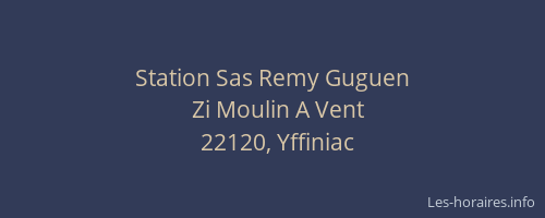 Station Sas Remy Guguen