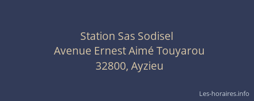 Station Sas Sodisel