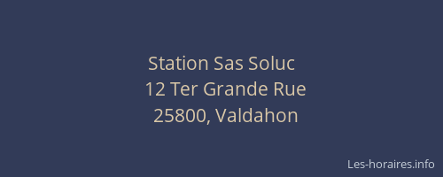Station Sas Soluc