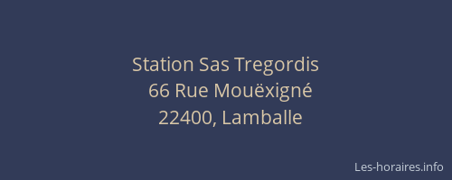 Station Sas Tregordis