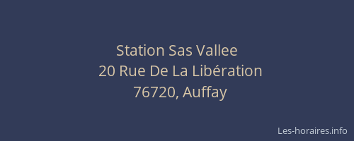 Station Sas Vallee