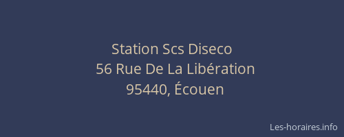 Station Scs Diseco