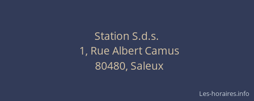 Station S.d.s.