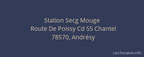 Station Secg Mouge