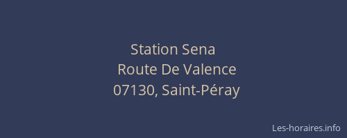 Station Sena