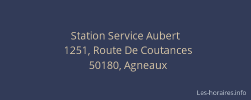 Station Service Aubert