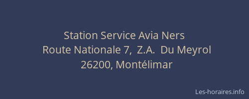 Station Service Avia Ners