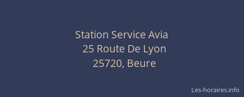 Station Service Avia