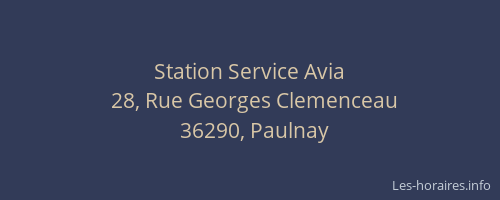 Station Service Avia