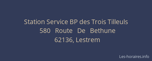 Station Service BP des Trois Tilleuls