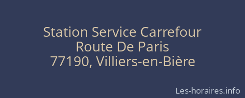 Station Service Carrefour