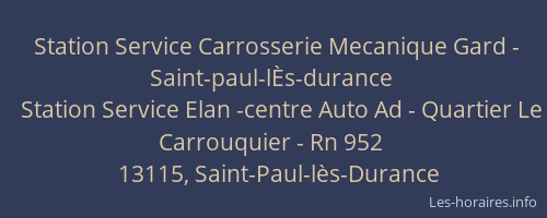 Station Service Carrosserie Mecanique Gard - Saint-paul-lÈs-durance