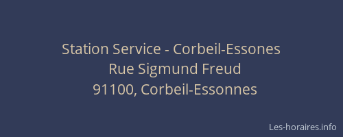Station Service - Corbeil-Essones