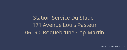 Station Service Du Stade