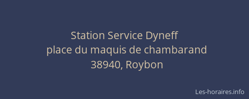 Station Service Dyneff