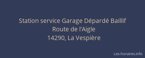 Station service Garage Dépardé Baillif