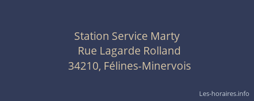 Station Service Marty