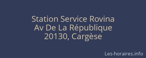Station Service Rovina