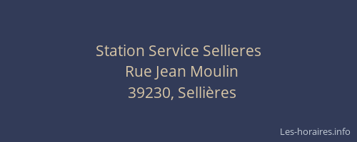 Station Service Sellieres