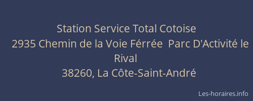 Station Service Total Cotoise