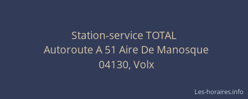 Station-service TOTAL