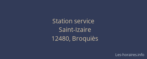 Station service