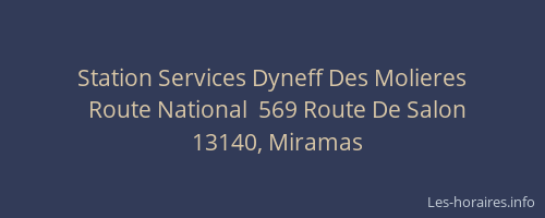 Station Services Dyneff Des Molieres