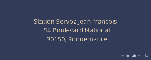 Station Servoz Jean-francois