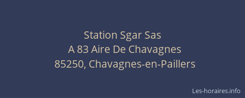Station Sgar Sas