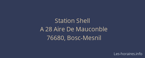 Station Shell