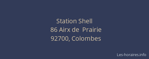 Station Shell