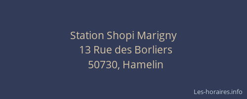 Station Shopi Marigny