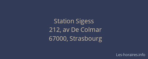 Station Sigess