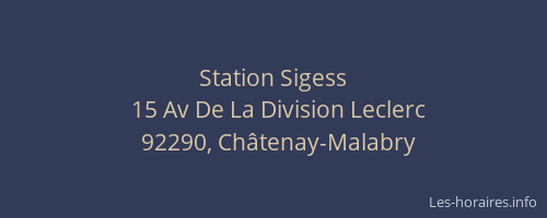 Station Sigess